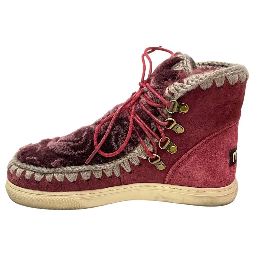 MOU Eskimo Ankle Boots Women's US Size 6 *READ*  Lace Up - Picture 6 of 10